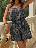 Women's printed camisole jumpsuit