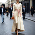 Long sleeved shirt dress