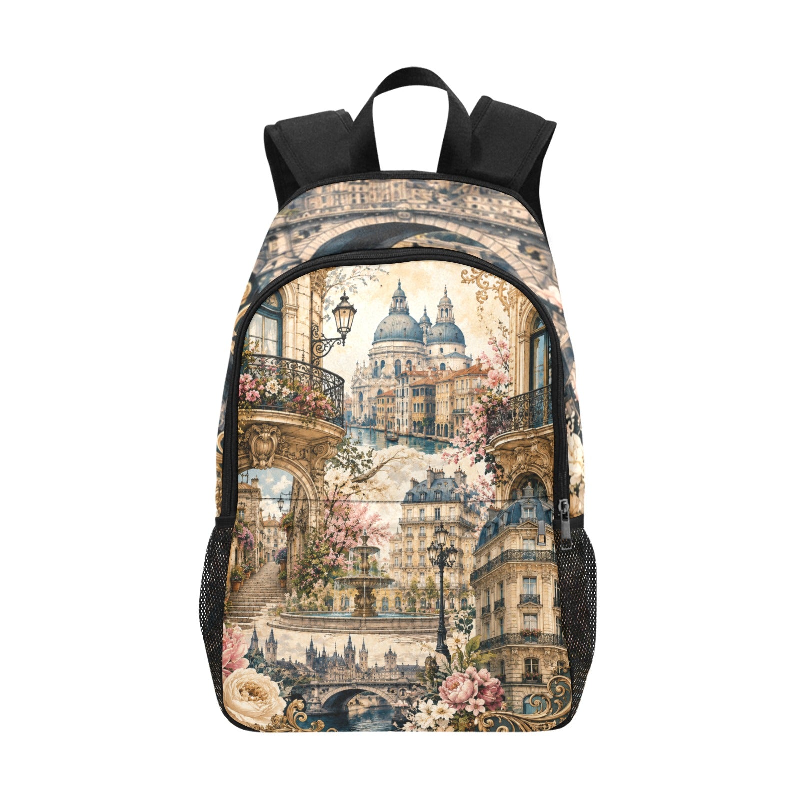 Fabric Backpac Paris Streets