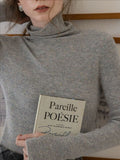 Ultra-Fine Merino Wool Fantasy Color Dot Classic Knit Sweater Underwear