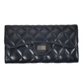 Small Fragrance Folding Wallet Women's Short Wallet Coin Purse Simple Diamond Embroidery Thread Large Capacity Long Wallet Card Holder