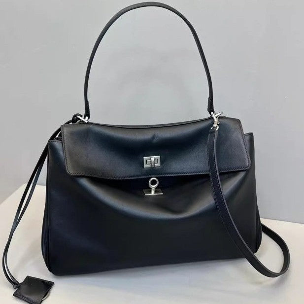 Suede Matte Tote Bag, Elegant Shoulder Crossbody Kelly Bag for Women, Large Capacity Commuter Underarm Bag