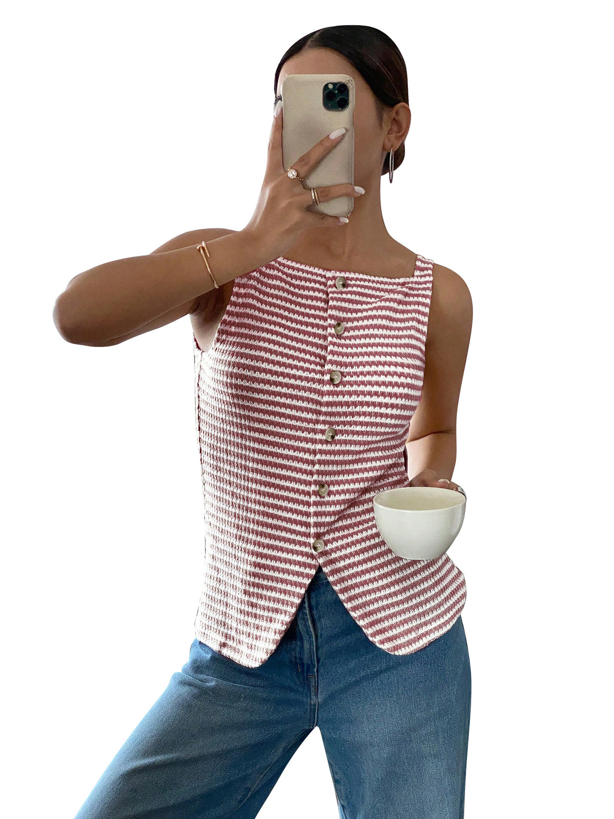 Sleeveless camisole top