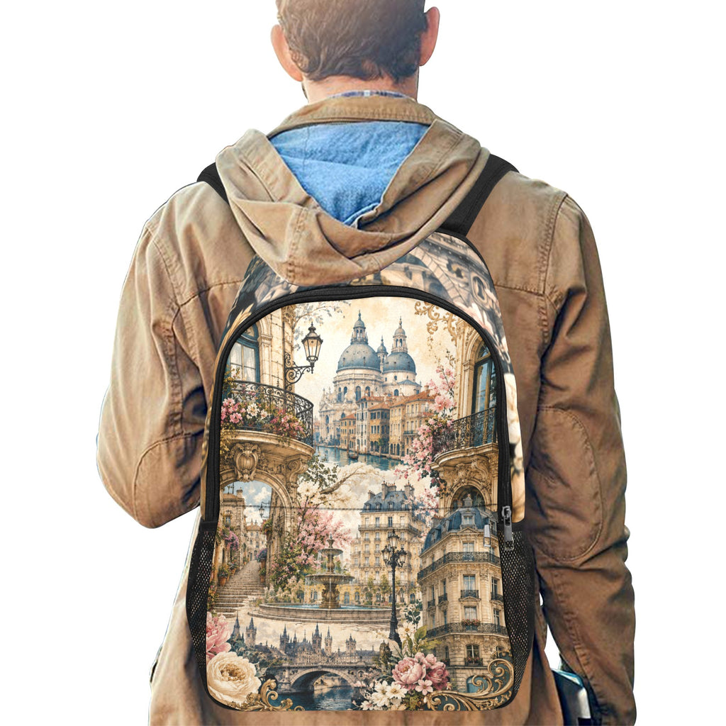 Fabric Backpac Paris Streets