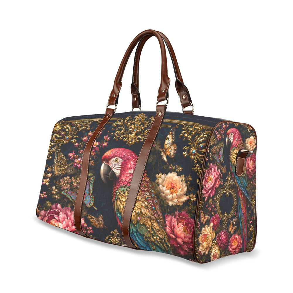 Travel Bag with Floral Print
